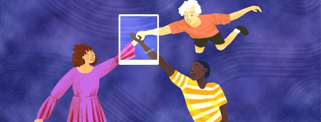 People that feel alone are reaching out into space and are being connected